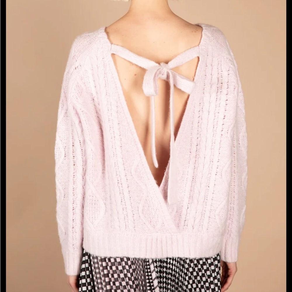 LE SUPERBE Bridget Backless Sweater with Bow Tie - Picture 10 of 10
